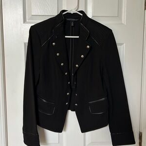 Whit house black market cropped blazer